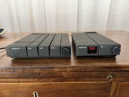 Meridian Components Pre-Amp, Tuner, mit M2 Aktiv-Boxen