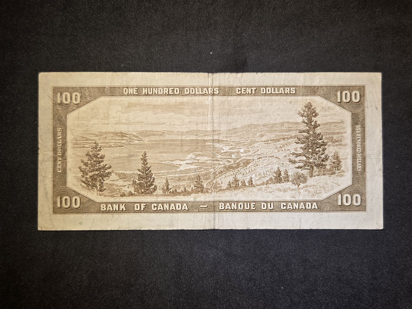 Banconote: 100 Dollars - Kanada - Ottawa 1954 – Usato da Geroldswil venduto da Antica01 1