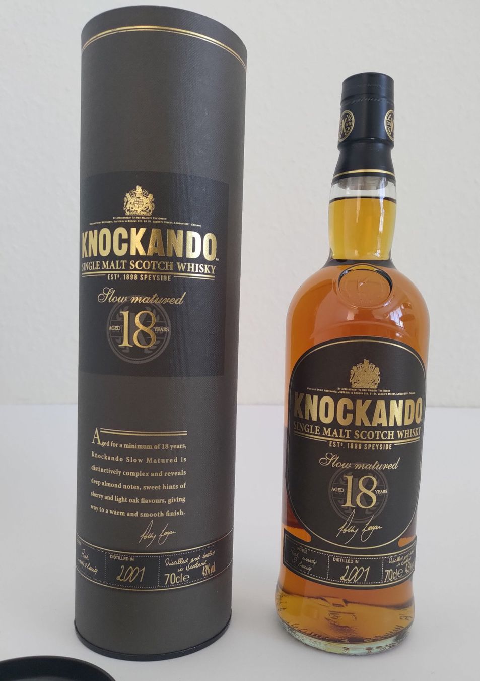 Spirituosen: Knockando 18 YO 2001 | 70 cl | 43% Vol. – Neu und originalverpackt aus Cham von Chri_nu