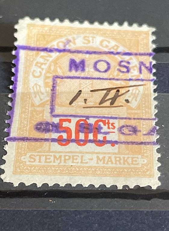 Alle Briefmarken: Briefmarke. St. Gallen – Gebraucht aus Buchs AG von fpatricia 1