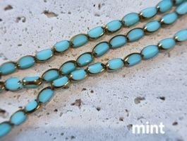 Glasperlen mit Goldrand - DIY, Schmuck, Handarbeit, Kreativ