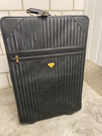 Schwarzer Mollerus Koffer Reisekoffer