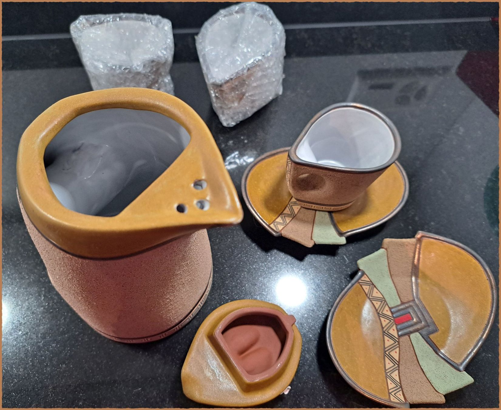 Set di piatti: Vietnamesisches Tee-Set (Sand) – Nuovo e nell'imballaggio originale da Nassenwil venduto da QuarySeller 5