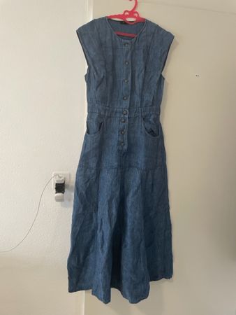 Denim Kleid Grösse M/L Knopfleiste guter Zustand