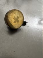 Fahrradklingel Messing mit Schweizer Kreuz gut erhalten