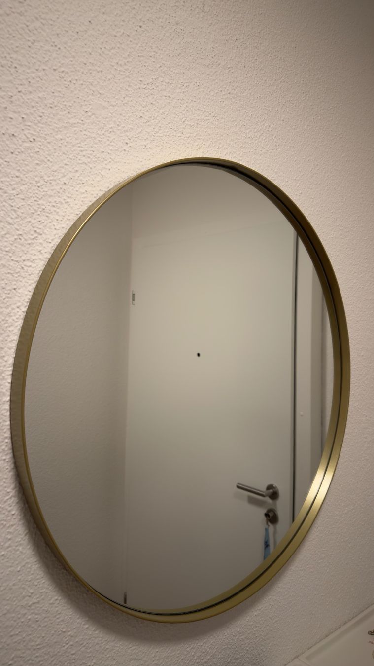 Miroirs: Round Mirror Gold Frame – D'occasion à Adlikon b.Regensdf par sxmx13
