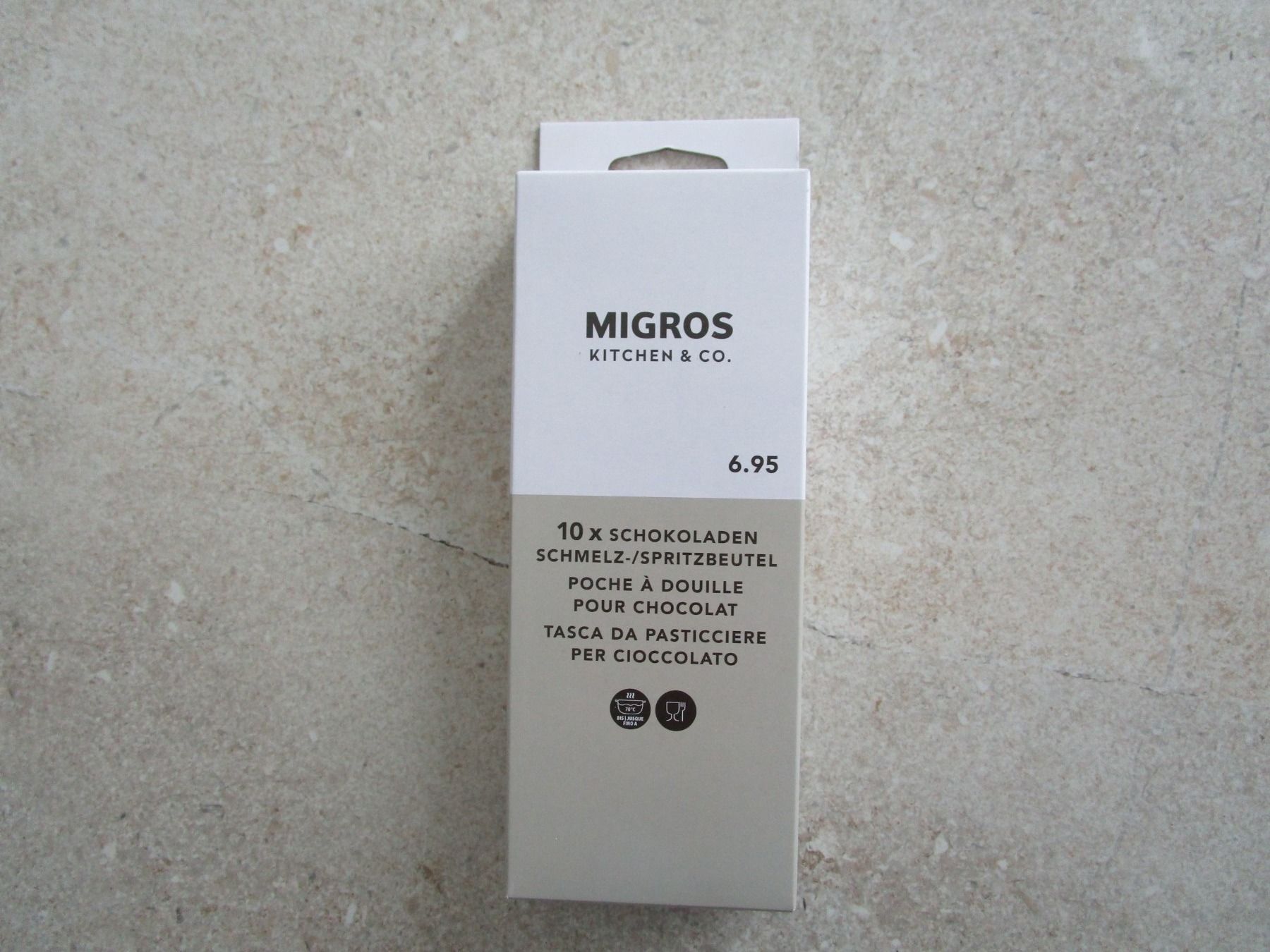 Migros Teglie da forno: Schmelzbeutel / Spritzbeutel – Nuovo e nell'imballaggio originale da Grenchen venduto da Uhus15