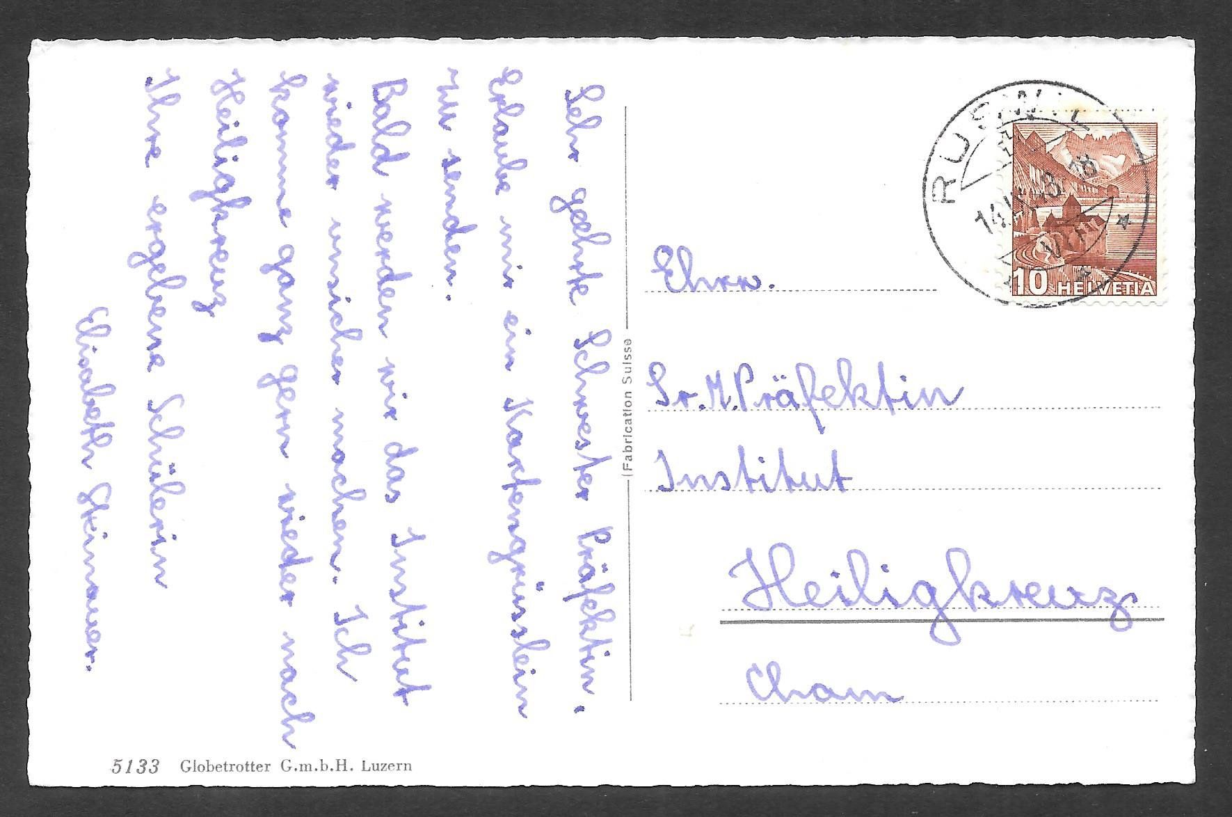 Cartoline postali: Ruswil Teilansicht – Usato da Olten venduto da clotaldi 1
