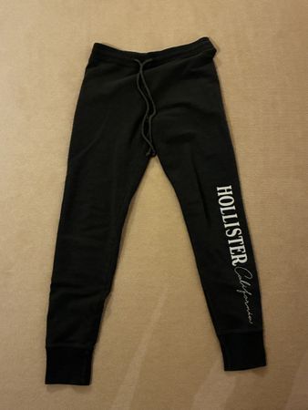 Hollister Jogger Sweatpants Black Size Small