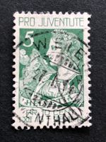 Pro Juventute, Helvetia-Brustbild, Nr. 1, von Weiher i.E.