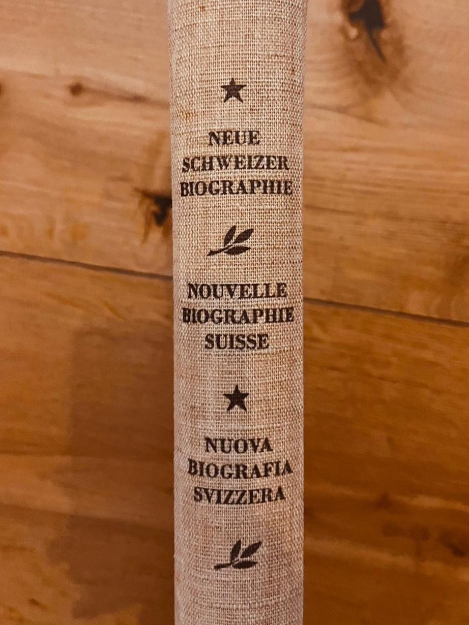 Libri: Neue Schweizer Biographie, A. Bruckner – Usato da Altdorf UR venduto da luk_2p75 1