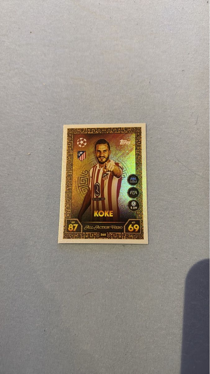 Topps Carte collezionabili: Topps Match Attax All Action Hero Koke – Nuovo (secondo la descrizione) da zürich venduto da jelab01