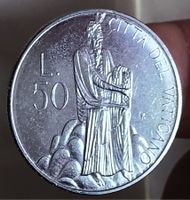 VATIKAN 50 LIRE 1986 UNZ. *SEHR RAR*