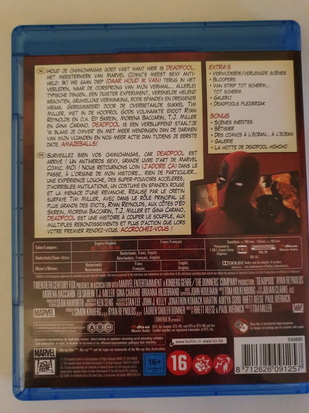 Tutti i DVDs: Deadpool Francais – Usato da Zollikofen venduto da wir_verkaufen 1