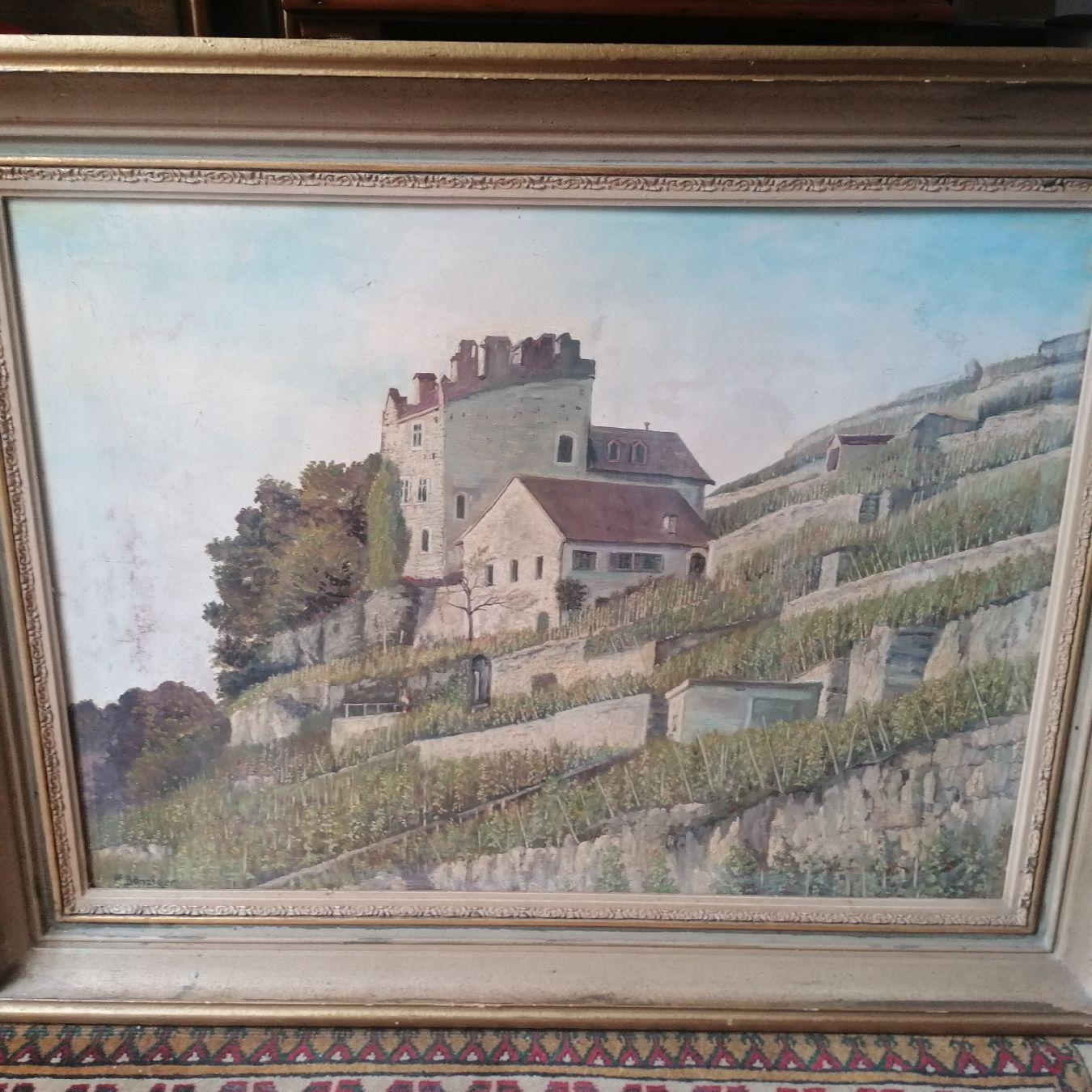 Dipinti: WALTER BANZIGER  Olio su masonite.) – Usato da Mendrisio venduto da Accamuta 1