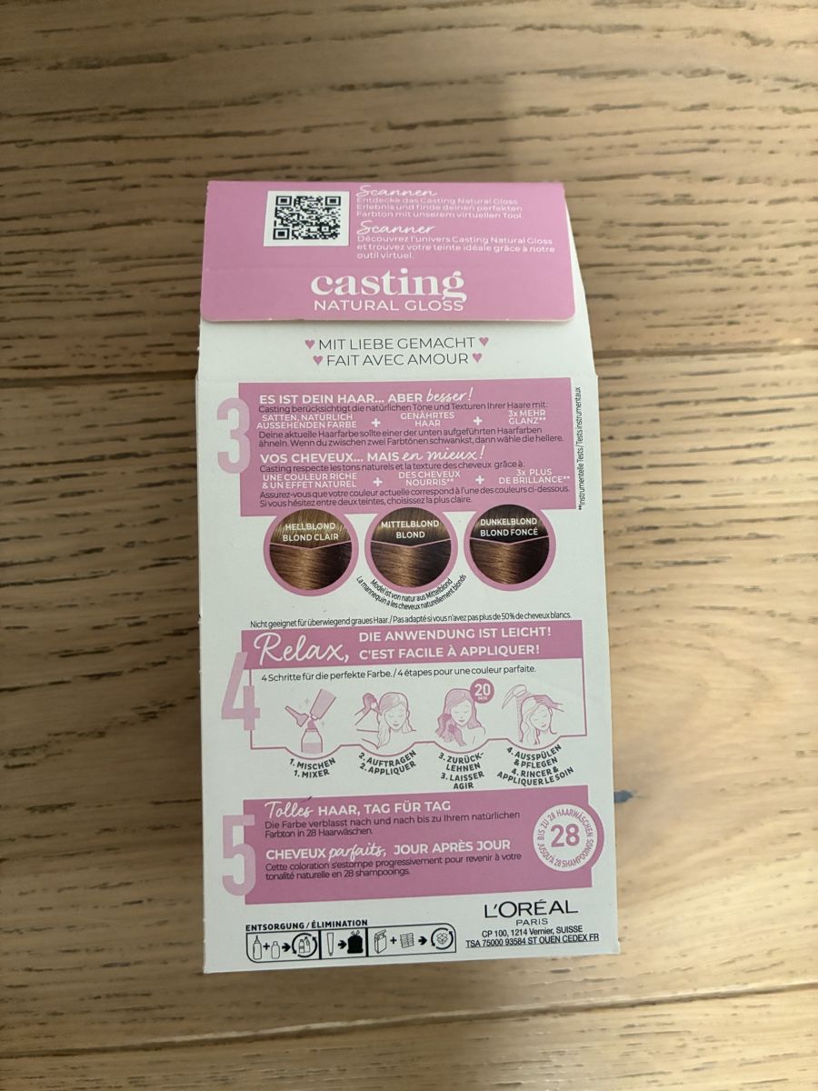 Färbemittel: Coloration blond amande  – Neu und originalverpackt aus Bulle von ste_t2ng 2