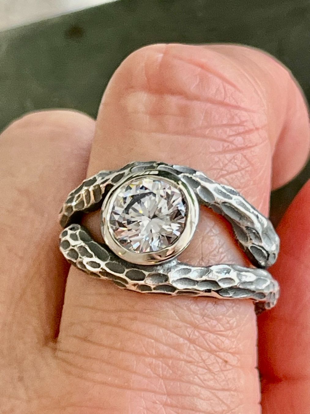 Anelli: Ring "Das Auge des Panthers" – Nuovo e nell'imballaggio originale da Jona venduto da Herzschmiede 6