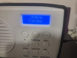 Digital Radio Dual DAB+ 81 weiss schwarz funktionsfähig