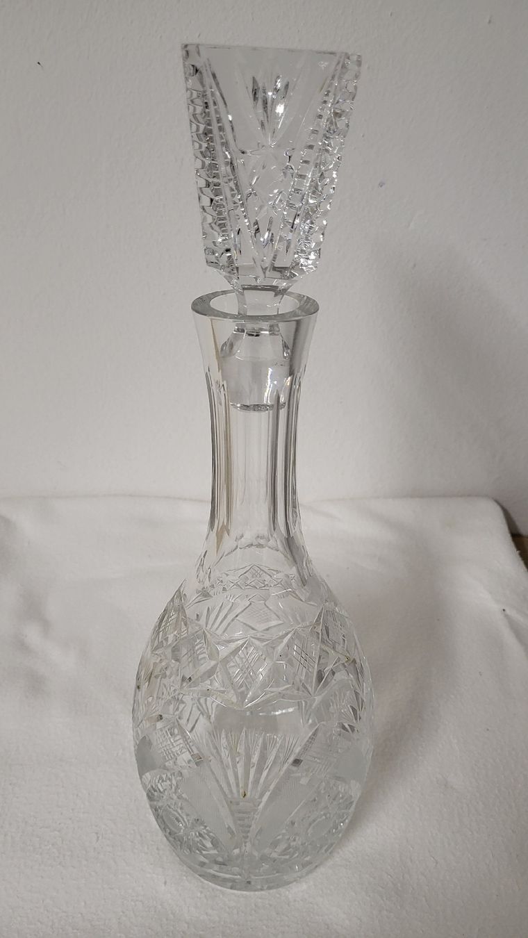 Karaffen: Kristall Karaffe vintage – Gebraucht aus Arbon von barancek01