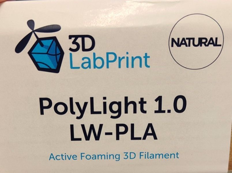 PolyLight 1.0 – LW PLA natural 