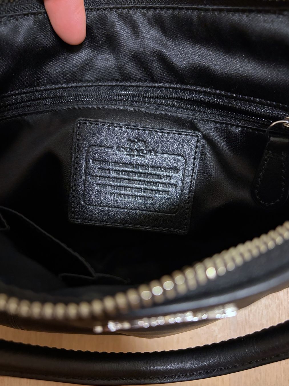Coach Borse da donna: Coach Lederhandtasche schwarz – Usato da Wollerau venduto da wintersnowflake 3