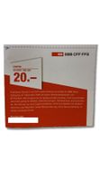 2Stück SBB Shop Coupon 20.-