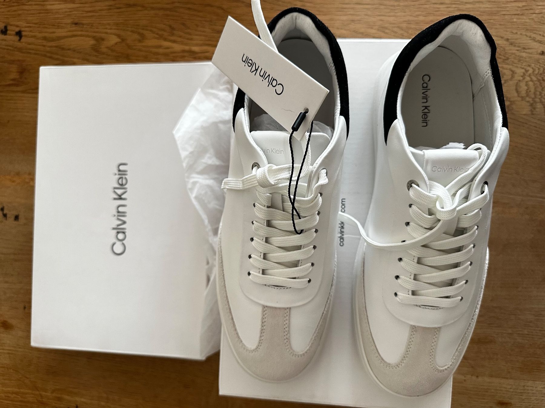 Calvin Klein Scarpe da uomo: Calvin Klein Cupsole Lace Up Low-Top-Sneaker – Nuovo e nell'imballaggio originale da Visp venduto da inf_7cg2 2