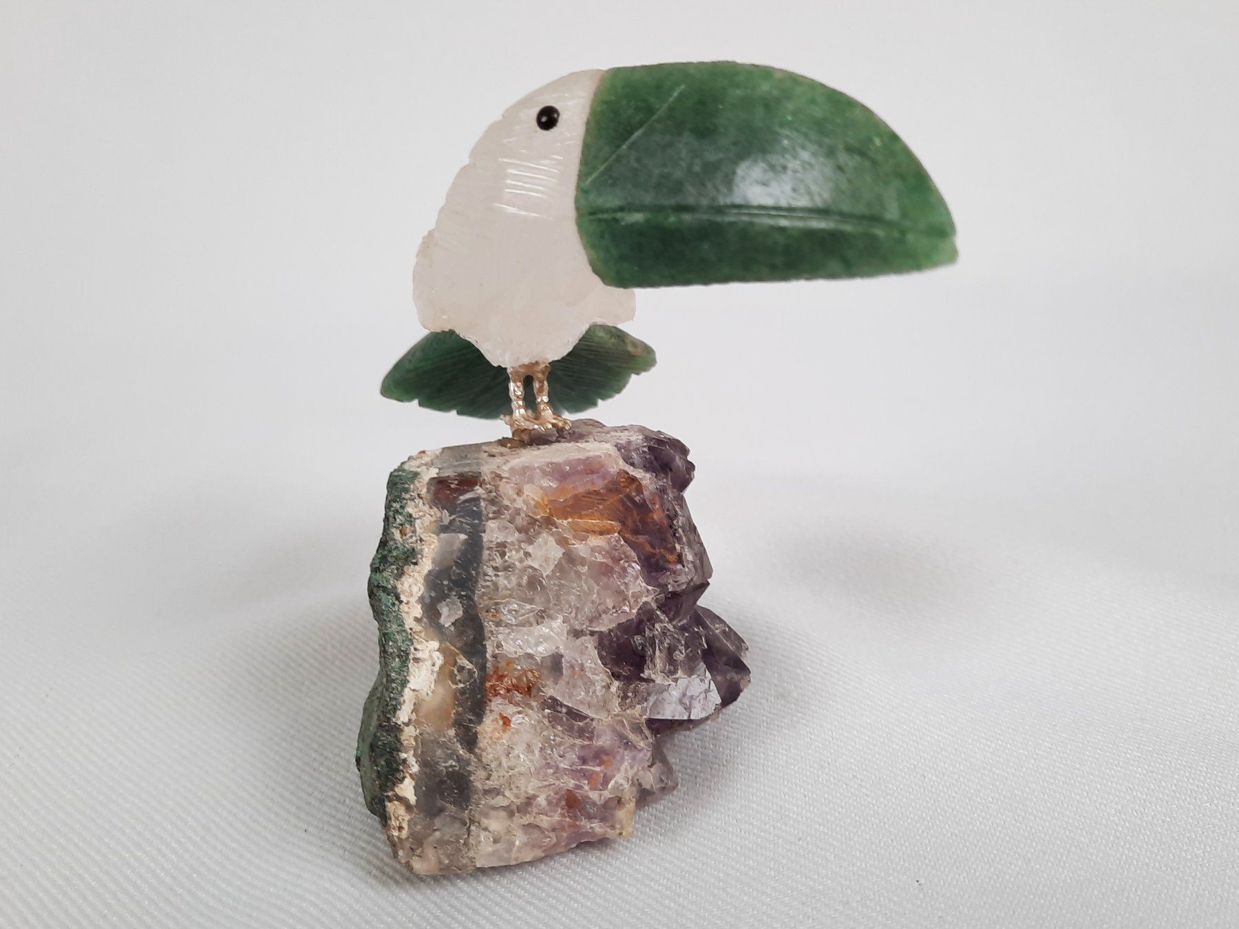 Pierres précieuses: 2 Amethyst mit Vogel – D'occasion à Beinwil am See par Restwert_Beinwil 8