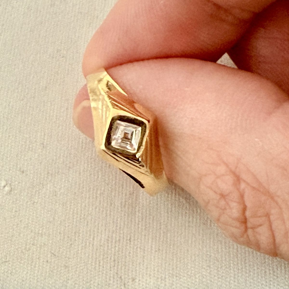 Bagues: Bague en or 18K - Zircon – D'occasion à Marly par Nor_al3 2