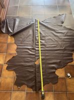 Echtleder Rindsleder braun peau de vache 1.0mm
