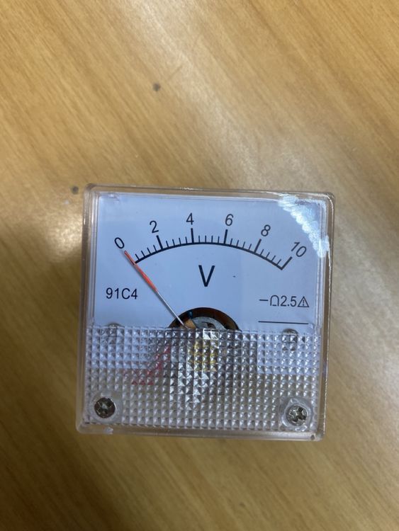 Analoges Amperemeter DC 0-10A - 65C5 Modell, 89x89mm Für Auto & Elektronik