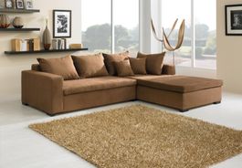 Traumhaftes Ecksofa Couch Sofa Chocolino braun NEU