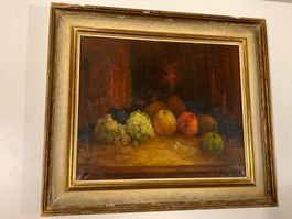 Gottlieb Wasem 1951 (1902-1969) Stillleben mit Früchten