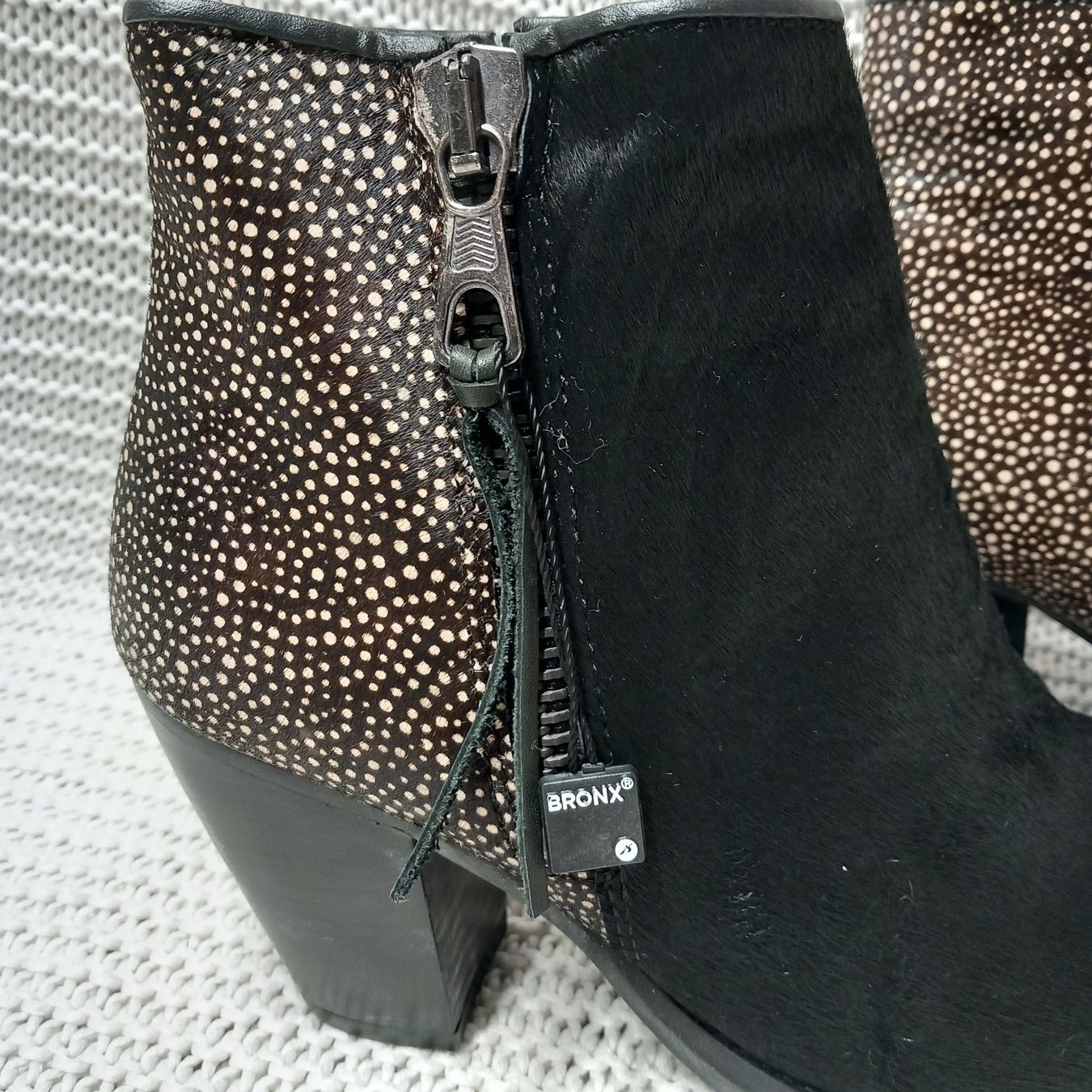 Damenschuhe: Echt-Fell Stiefeletten von BRONX Gr.38 NEU – Neu (gemäss Beschreibung) aus Gwatt (Thun) von umwelt-brocki 3