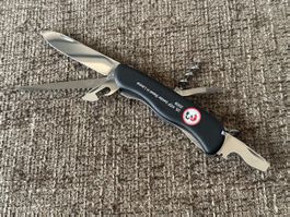 Grosses altes Sackmesser VICTORINOX „Basel" Schwarz TOP RAR