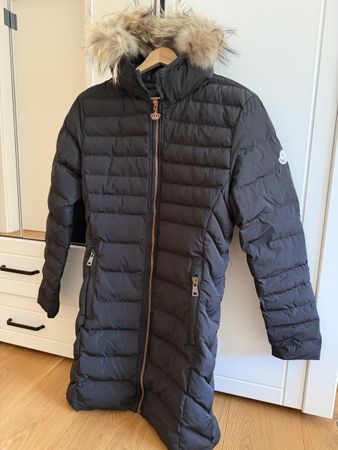 Moncler Daunenmantel schwarz Grösse S guter Zustand