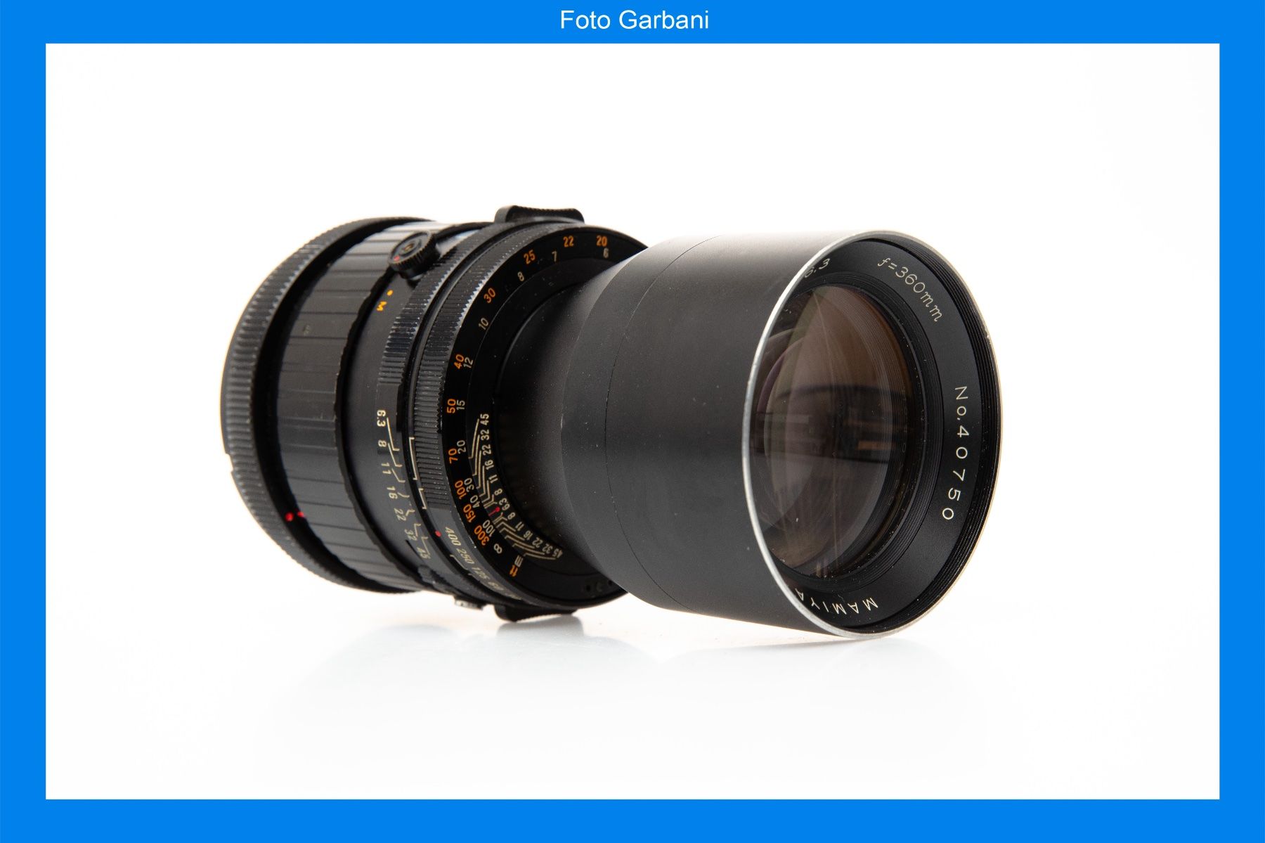 Mamiya Obiettivi: Mamiya-Sekor C 360mm f6.3 – Usato da Muralto venduto da FotoGarbani 2