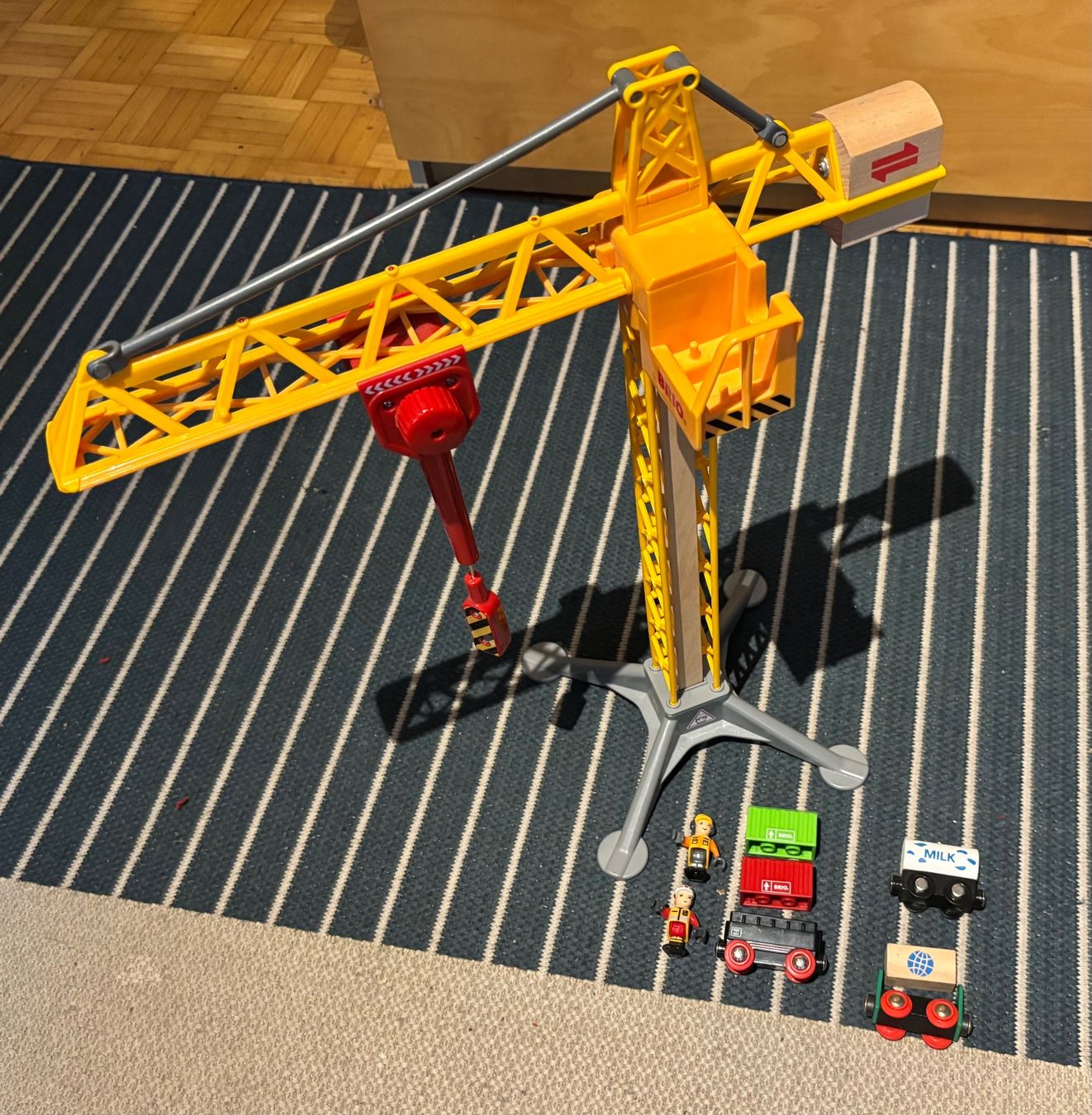 Brio Giocattoli: Kleines Set Kran Brio – Usato da Speicher venduto da CH-Schatzkammer