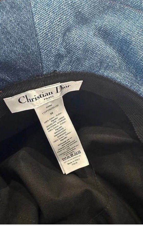 Dior Hüte, Mützen & Caps: DIOR HUT DENIM – Neu (gemäss Beschreibung) aus Grandvaux von i71_n8m7 2