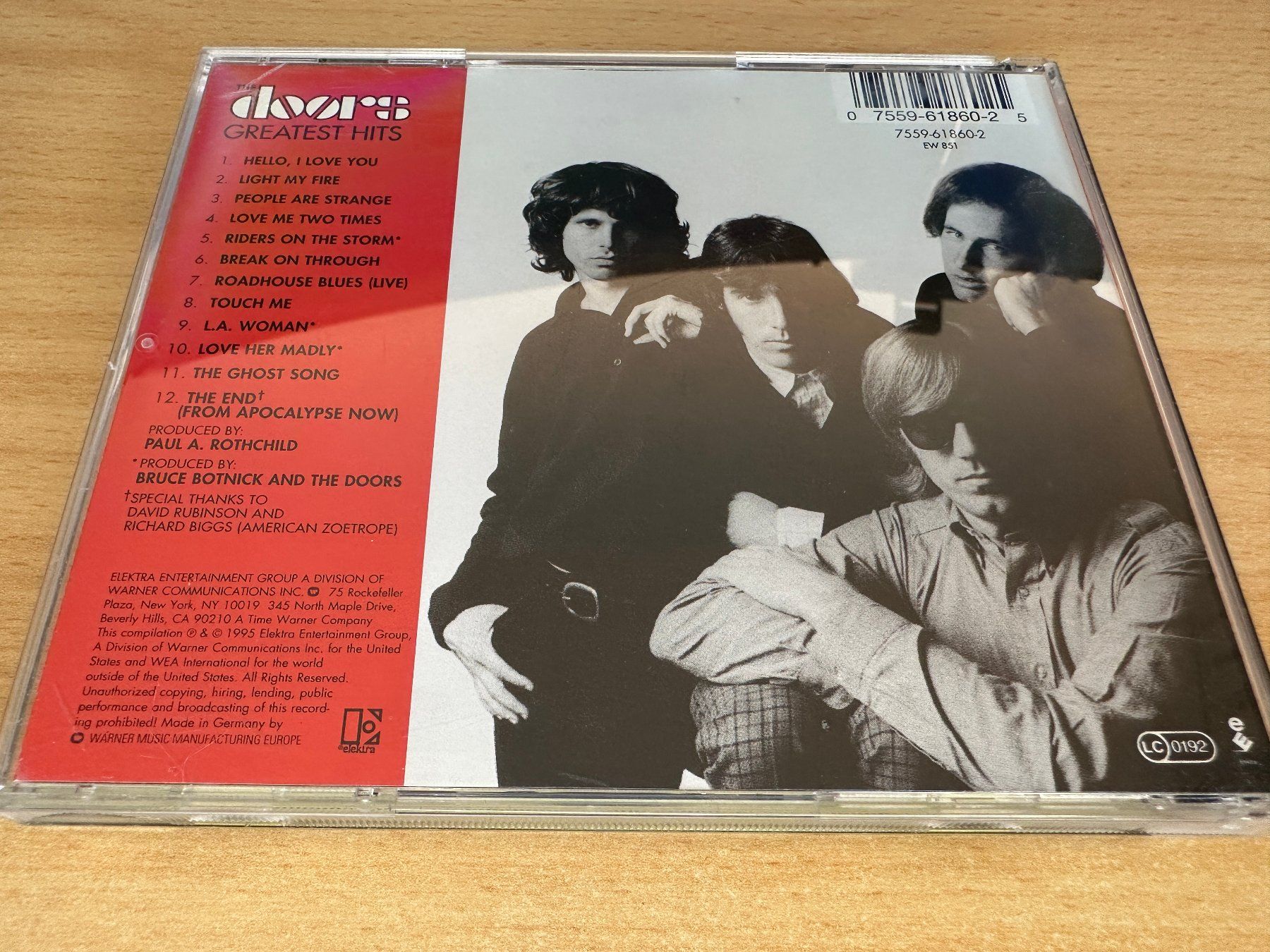 CD: The Doors – Greatest Hits – Usato da Rikon im Tösstal venduto da Alpenmutz 1
