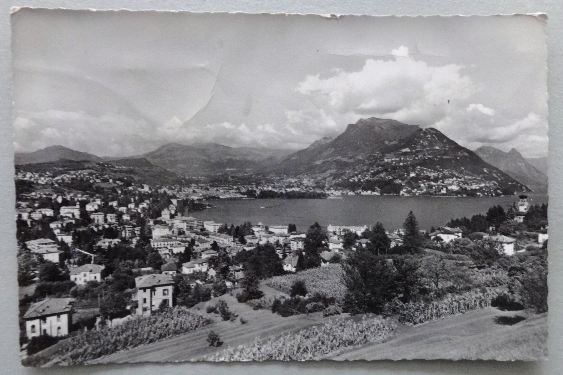 Ansichtskarten: Lugano, Panorama – Defekt aus Fétigny von Billy2miny