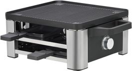 Gourmet Raclette Grill für 4 Personen – Tischgrill aus Crom