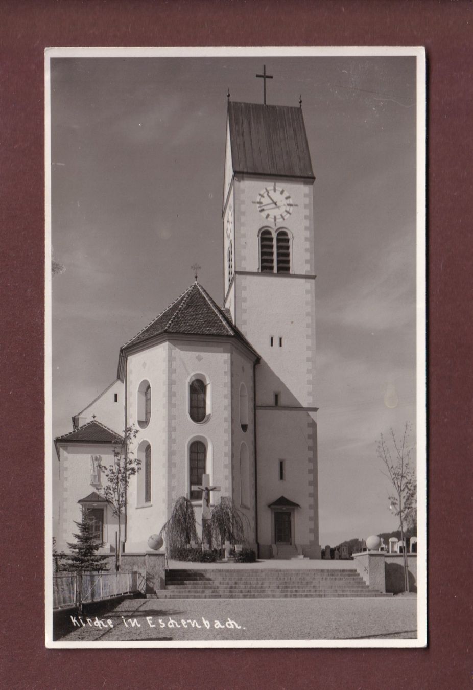 Cartoline postali: ESCHENBACH - Kirche – Usato da Pully venduto da nicecards-shop