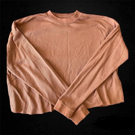 Pullover Damen Langarm Grösse S Koralle Used Look