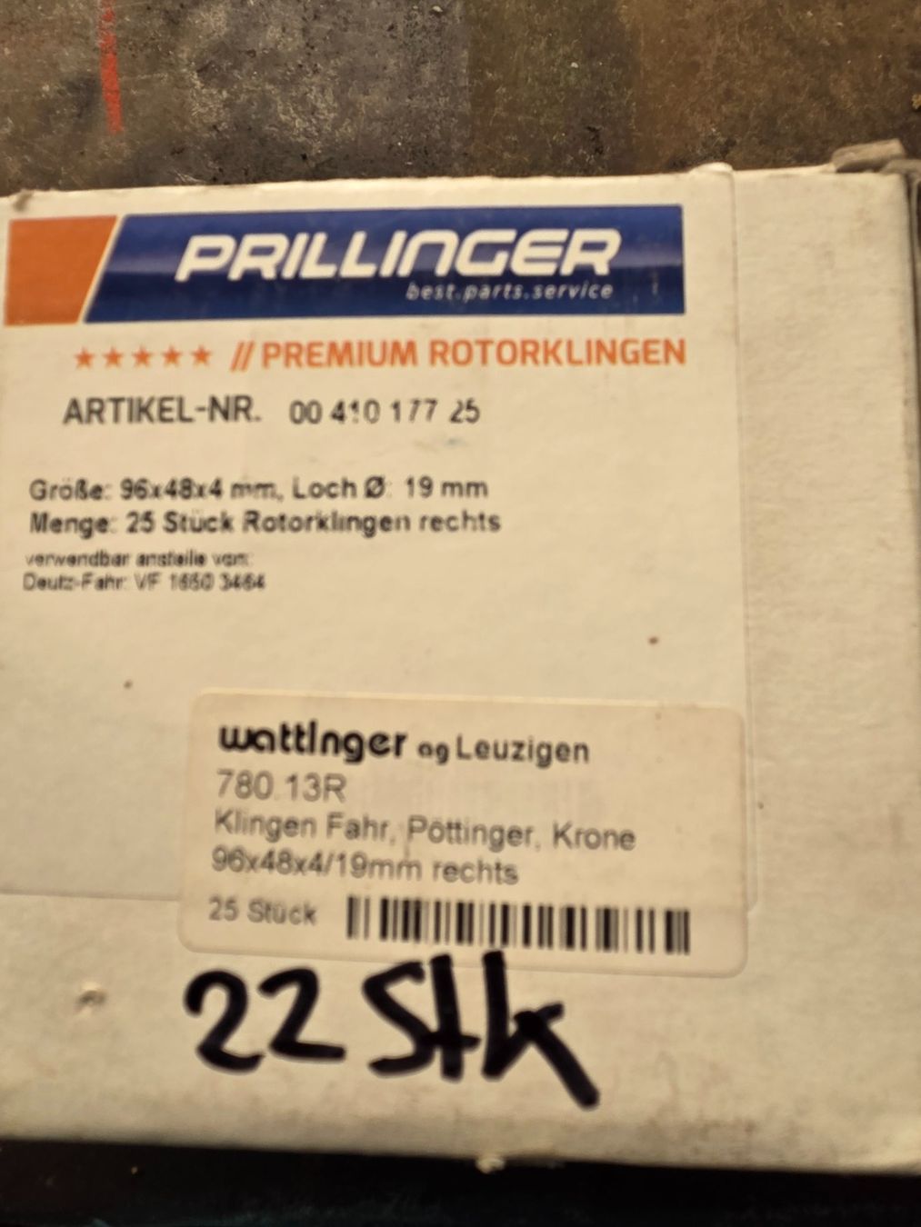 Fauchage: Klingen für Kreiselmäher – Neuf (Voir description) à Roggliswil par geiseja 3