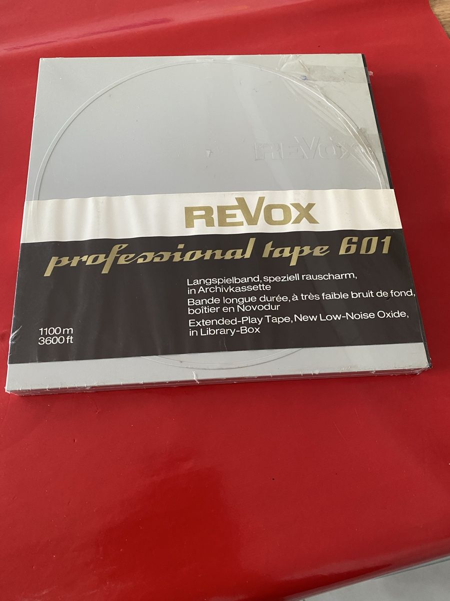 Revox Apparecchi a nastro: 2 Revox Langspielband, beide noch ungebraucht – Nuovo e nell'imballaggio originale da Luzern venduto da Harikan 2