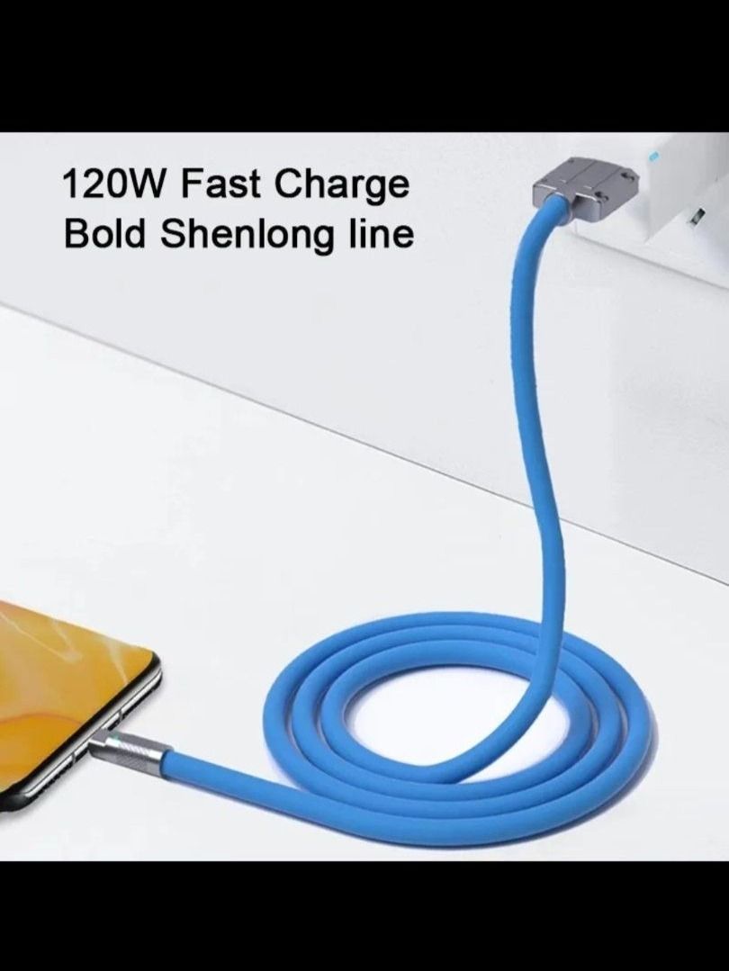 Kabel: Câble USB à USB C en Silicone, 120W. – Neu und originalverpackt aus Cheseaux-sur-Lausanne von 10CHF 1