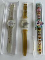 3 x Swatch - 100% Plastic / Genetic Code / Sweet Baby 