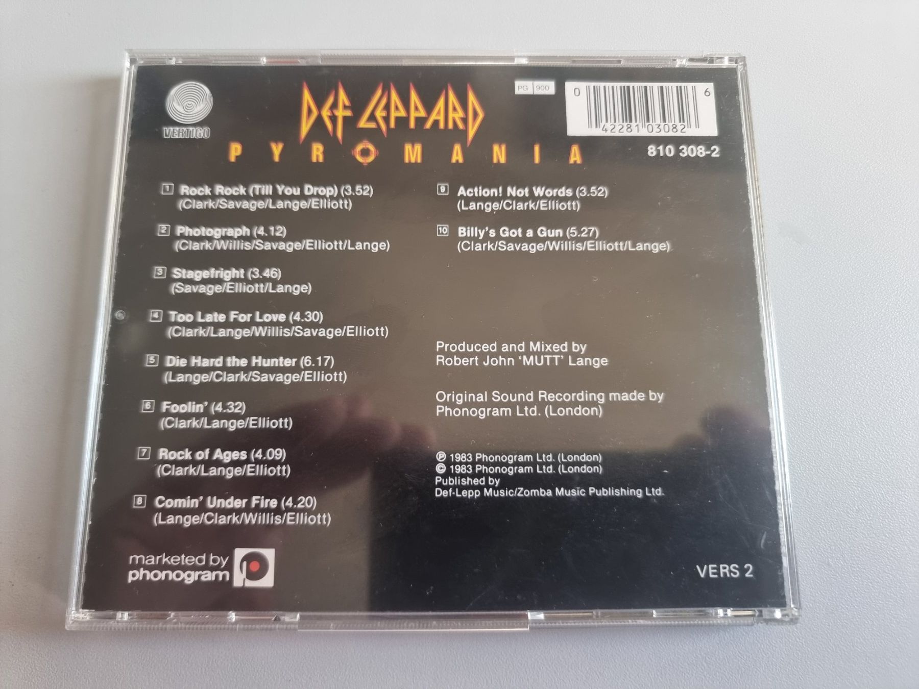 CD: CD Def Leppard - Pyromania – Usato da Schaffhausen venduto da Kellerrassel 1