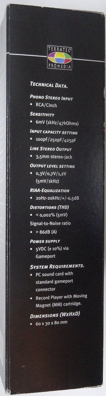 Registratori: TerraTec Phono PreAmp Plattenspieler PC Interface – Nuovo (secondo la descrizione) da Zuzwil SG venduto da Pawnbroker 4